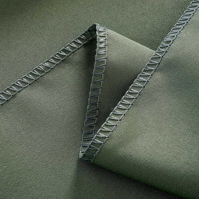 2-Pack 60x84 inch Sage Green Table Cloths, Solid Stain and Wrinkle Resistant Oblong Tablecloth, Premium Plain Weave Polyester Fabric Rectangle Table Linen Covers for Hotel, Banquet